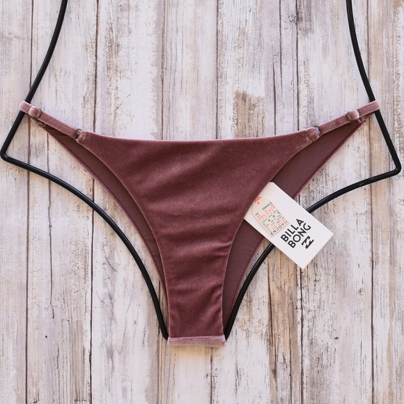 Billabong Other - Billabong Vintage Plum Velvet ISLA Bikini Bottom